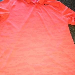 Nike golf collar shirt short sleeve
